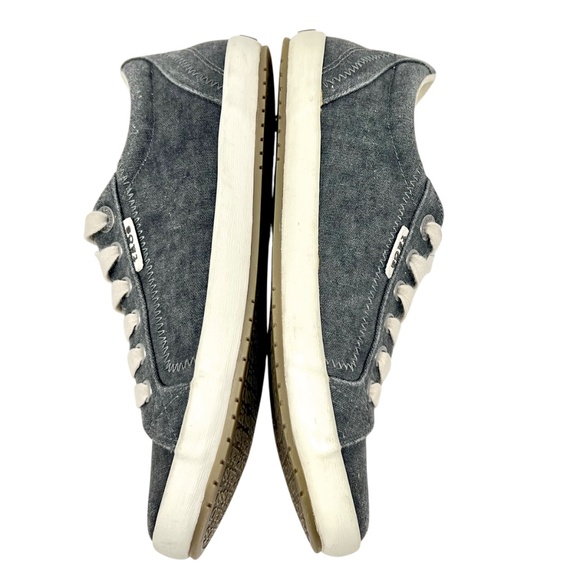 Taos Women's Star Charcoal Wash Canvas Lace Up Sneakers size 7/38 - Picture 5 of 12